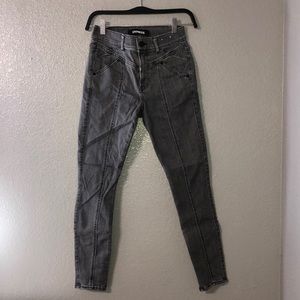High rise jeans